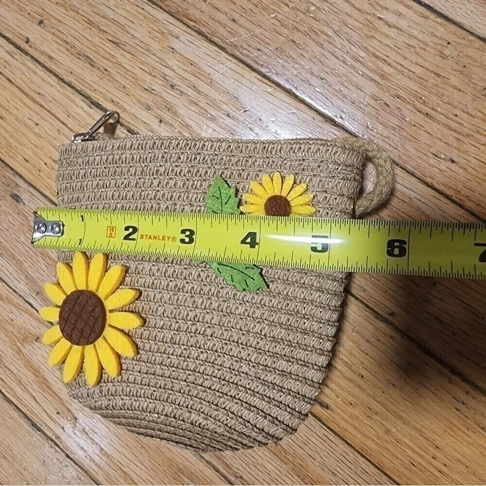 Toddler Girls Sunflower Sun Hat and Hand Bag Set